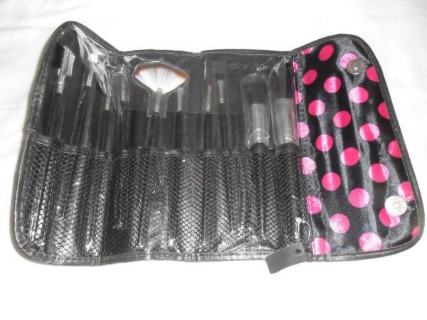 Kit de 10 pinceis de bolsa
